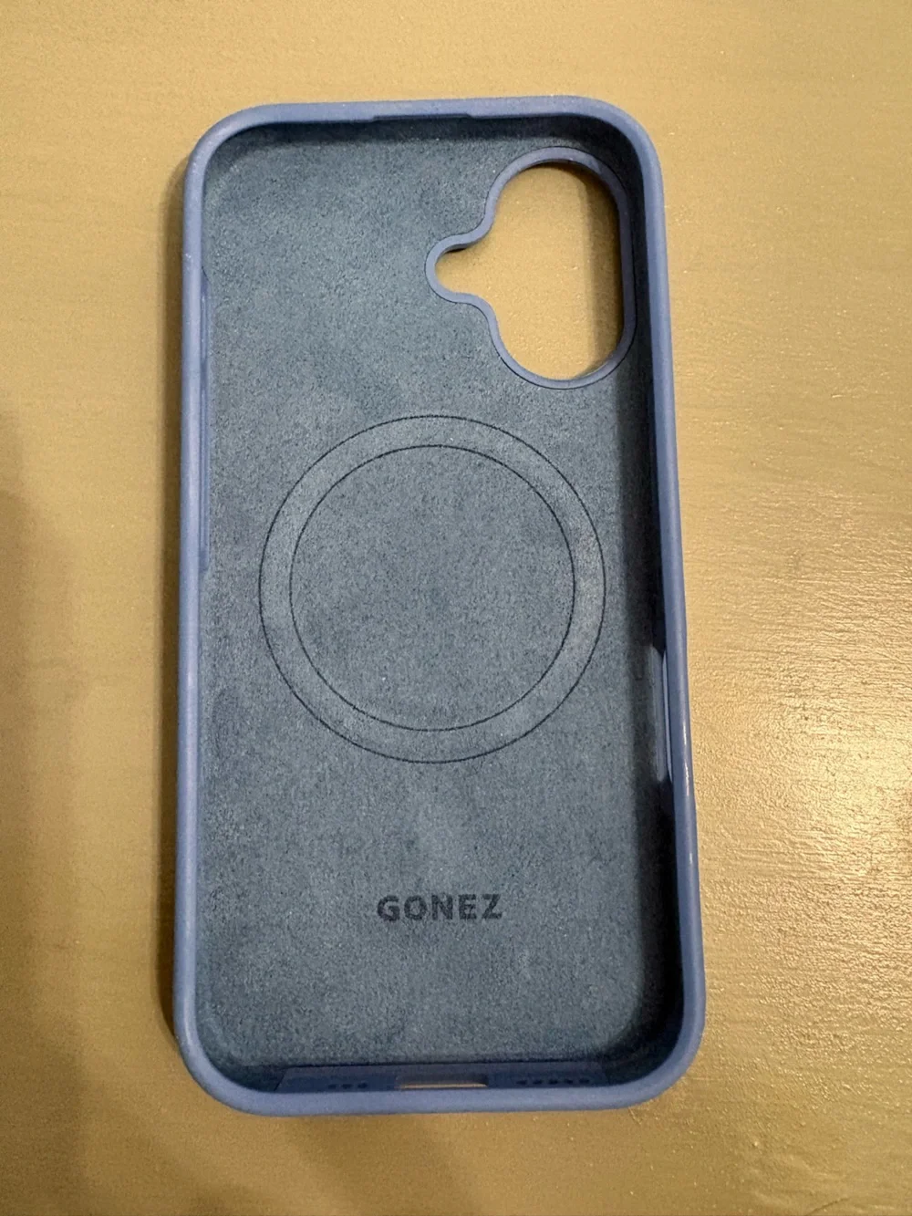 Solid Light Blue Silicone Phone Case. iPhone 16